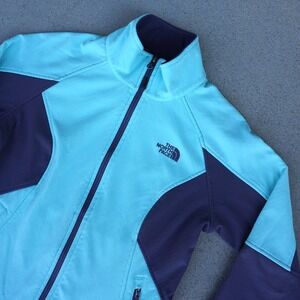 The North Face Jacket Teal & Grey Size Medium